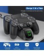 Base di Ricarica Professionale 2 Joypad PS4